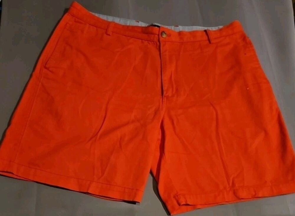 Chaps Shorts Mens Size 38 Orange Cotton